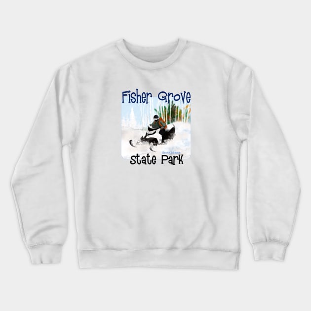 Fisher Grove State Park, South Dakota Crewneck Sweatshirt by MMcBuck